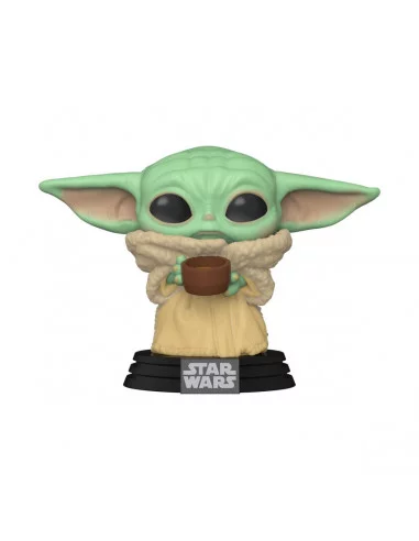 es::Star Wars The Mandalorian POP! Vinyl Figura The Child w/ Cup Baby Yoda 9 cm