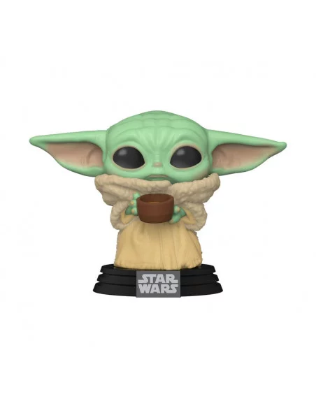es::Star Wars The Mandalorian POP! Vinyl Figura The Child w/ Cup Baby Yoda 9 cm