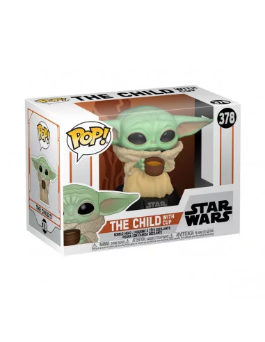 es::Star Wars The Mandalorian POP! Vinyl Figura The Child w/ Cup Baby Yoda 9 cm