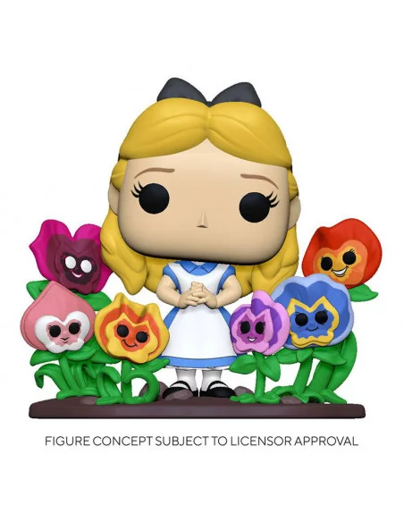 es::Alicia en el País de las Maravillas POP! Deluxe Figura Alice w/Flowers 20 cm