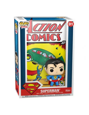 es::DC Comics POP! Comic Cover Figura Superman Action Comics 9 cm