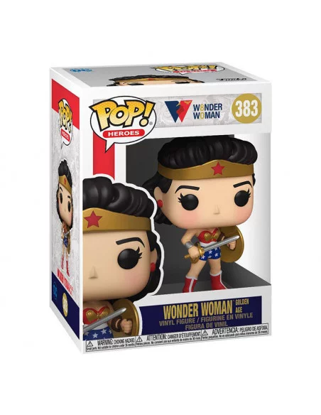 es::Wonder Woman 80th Anniversary Figura POP! Classic WW w/Shield & Sword 1950's