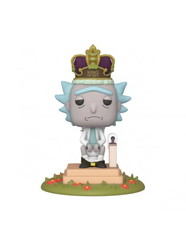 es::Rick & Morty Electronic POP! Movies Vinyl Figura con sonido Rick on Toilet 9 cm