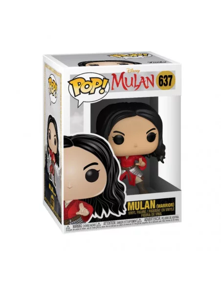es::Mulan 2020 POP! Movies Vinyl Figura Warrior Mulan 9 cm