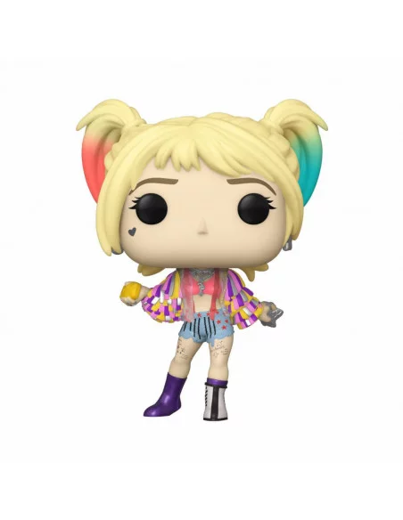 es::Birds of Prey POP! Heroes Vinyl Figura Harley Quinn Caution Tape 9 cm