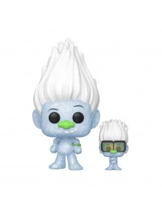 es::Trolls World Tour POP! Movies Vinyl Figura Hip Hop Guy Diamond Glitter w/ Tiny 9 cm