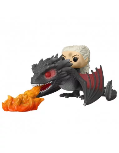 es::Juego de Tronos POP! Rides Vinyl Figura Daenerys on Fiery Drogon 18 cm