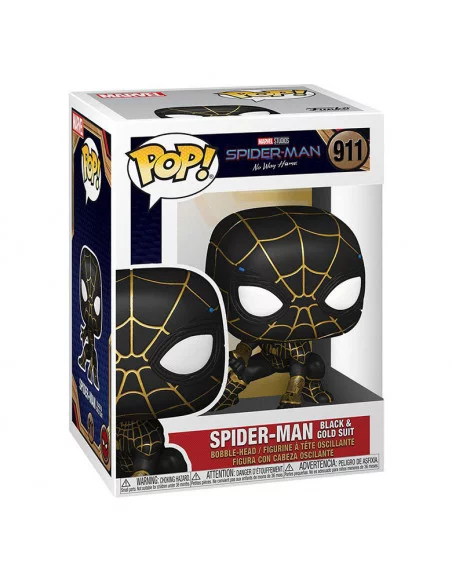 es::Spider-Man: No Way Home Funko POP! Spider-Man Black & Gold Suit 9 cm