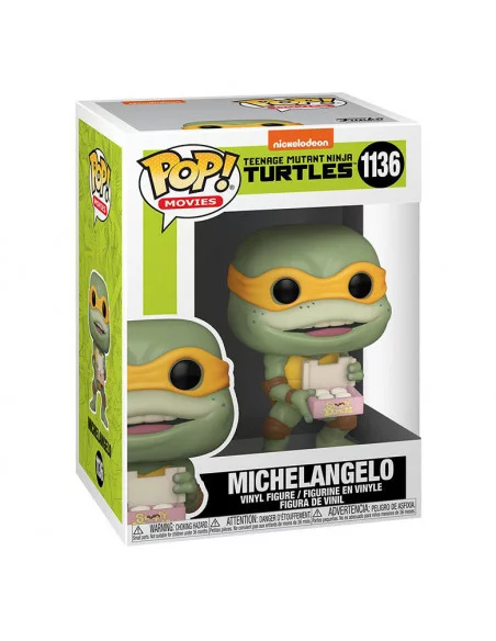 es::Tortugas Ninja POP! Movies Vinyl Figura Michaelangelo 9 cm
