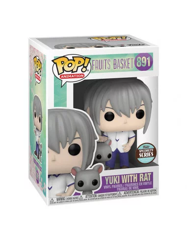 es::Fruits Basket Funko POP! Yuki Soma with Rat 9 cm