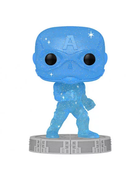 es::Infinity Saga Funko POP! Artist Series Vinyl Captain America Blue 9 cm