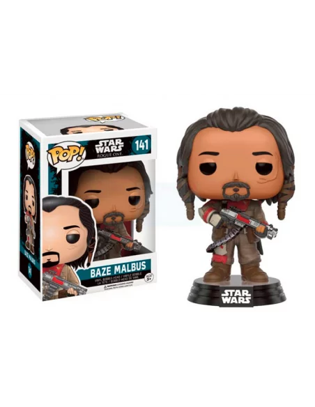 es::Star Wars Rogue One POP! Vinyl Cabezón Baze Malbus 9 cm