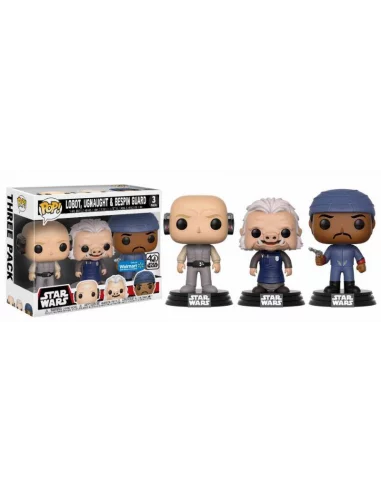 es::Star Wars Pack de 3 Figuras POP! Vinyl Lobot, Ugnaught & Bespin Guard 9 cm