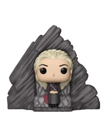 es::Juego de Tronos POP! Rides Vinyl Figura Daenerys on Dragonstone Throne 15 cm