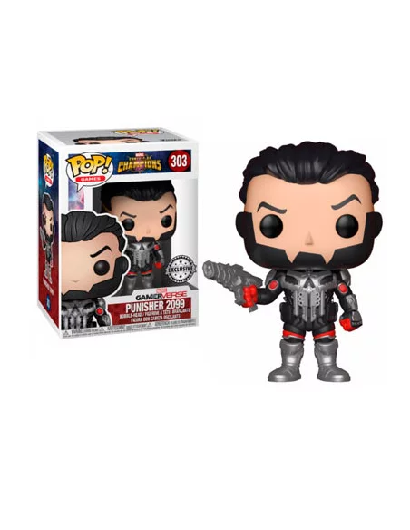 es::Marvel Contest of Champions POP! Games Vinyl Figura Punisher 2099 Exclusive 9 cm