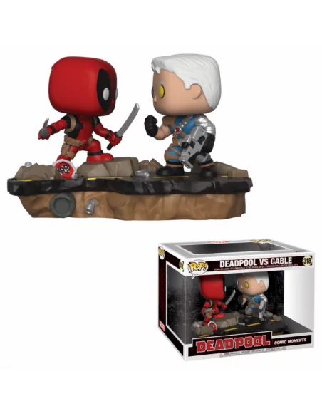 es::Marvel Movie Moments POP! Bobble 2-Pack Deadpool vs Cable