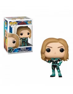 es::Captain Marvel POP! Marvel Vinyl Cabezón Vers 9 cm
