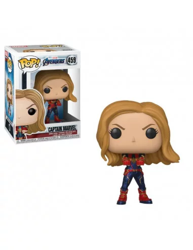 es::Vengadores Endgame Figura POP! Movies Vinyl Captain Marvel 9 cm