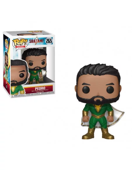 es::Shazam POP! Heroes Vinyl Figura Pedro 9 cm