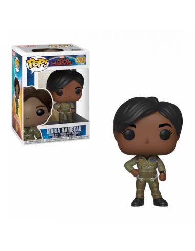 es::Captain Marvel POP! Marvel Vinyl Cabezón Maria Rambeau 9 cm