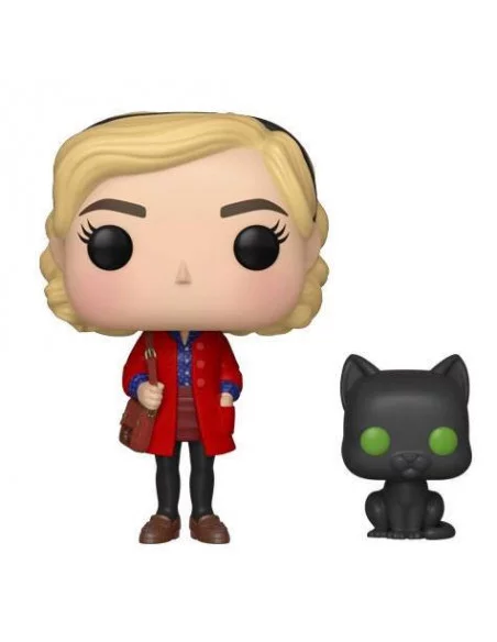 es::Las escalofriantes aventuras de Sabrina POP! Movies Vinyl Figura Sabrina & Salem 9 cm