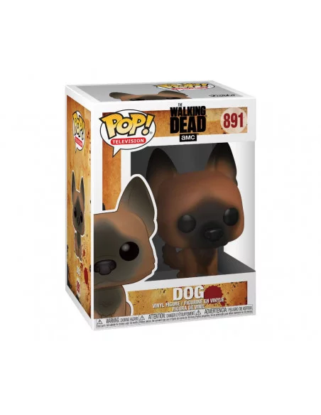 es::Walking Dead POP! Television Vinyl Figura Dog 9 cm