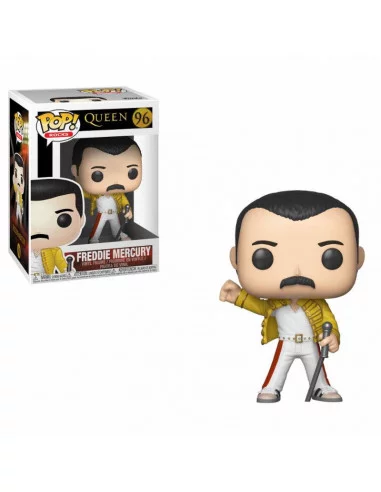 es::Queen POP! Rocks Vinyl Figura Freddie Mercury Wembley 1986 9 cm