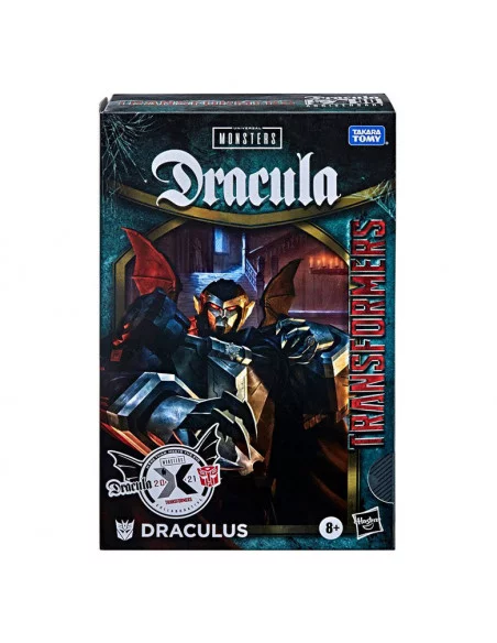 es::Universal Monsters Dracula x Transformers Figura Draculus 14 cm