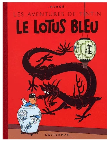 es::Facsímil Tintín 05 Color en Francés: Le Lotus Bleu - Album Facsímil Color en Francés