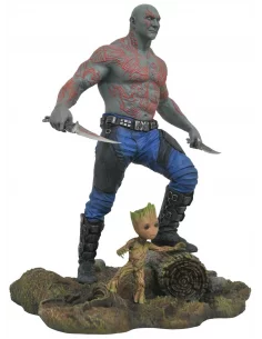es::Guardianes de la Galaxia Vol. 2 Marvel Gallery Estatua Drax & Baby Groot 25 cm