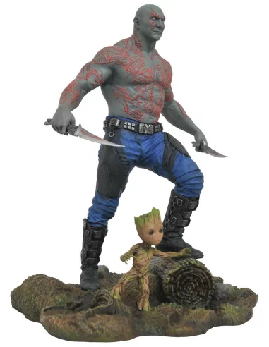 es::Guardianes de la Galaxia Vol. 2 Marvel Gallery Estatua Drax & Baby Groot 25 cm