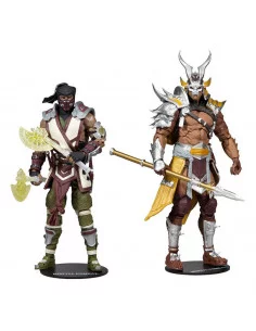 es::Mortal Kombat Pack 2 Figuras Sub-Zero & Shao Khan 18 cm