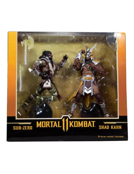es::Mortal Kombat Pack 2 Figuras Sub-Zero & Shao Khan 18 cm