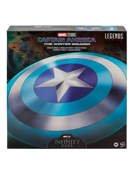 es::Marvel Legends The Infinity Saga - Capitán América: El Soldado de invierno Escudo Stealth 60 cm