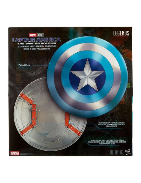 es::Marvel Legends The Infinity Saga - Capitán América: El Soldado de invierno Escudo Stealth 60 cm