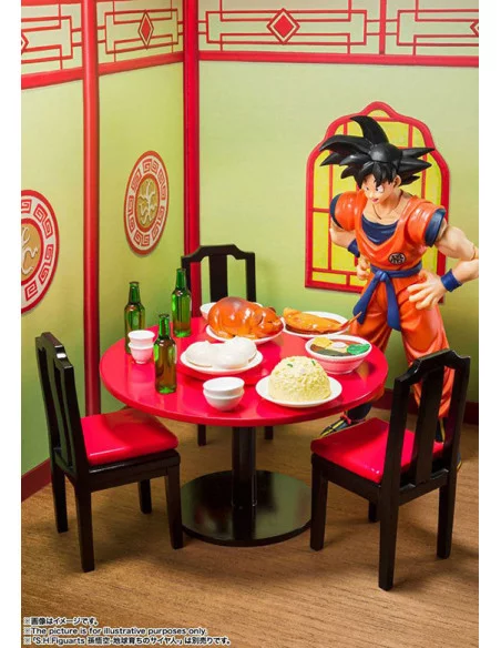 es::Dragon Ball Z Accesorios S.H. Figuarts Son Goku's Harahachibunme Restaurante Set 20 cm