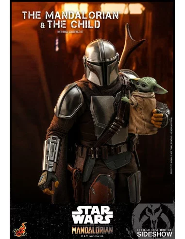 es::Star Wars The Mandalorian Pack de 2 Figuras 1/6 The Mandalorian & The Child Hot Toys 30 cm