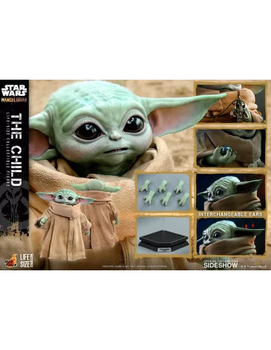es::Star Wars The Mandalorian Figura Life-Size The Child Hot Toys 36 cm