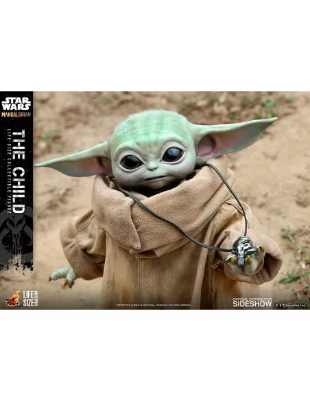 es::Star Wars The Mandalorian Figura Life-Size The Child Hot Toys 36 cm