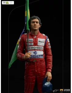 es::Ayrton Senna Estatua 1/10 Art Scale Ayrton Senna GP Brazil 1991 30 cm 2