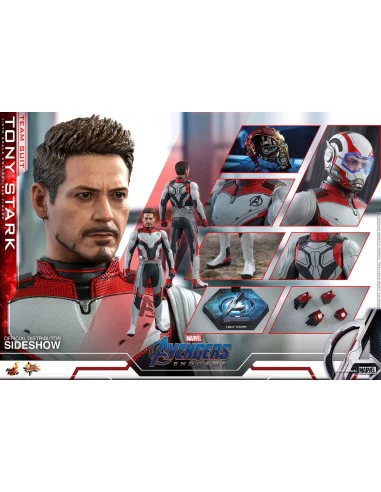es::Vengadores: Endgame Figura 1/6 Tony Stark Team Suit Hot Toys 30 cm