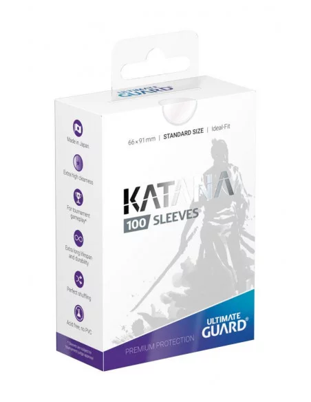 es::Ultimate Guard Katana Sleeves Tamaño Estándar Transparente 100 fundas para cartas