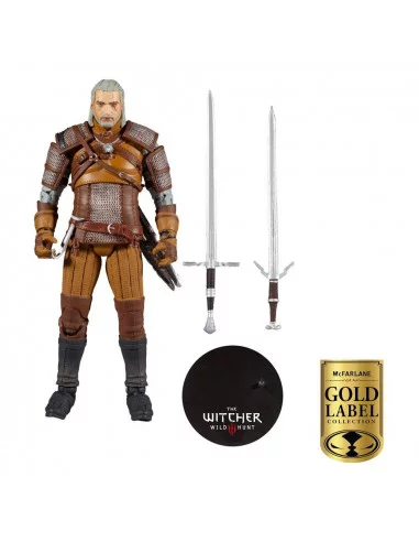 es::The Witcher Figura Geralt of Rivia Gold Label Series 18 cm