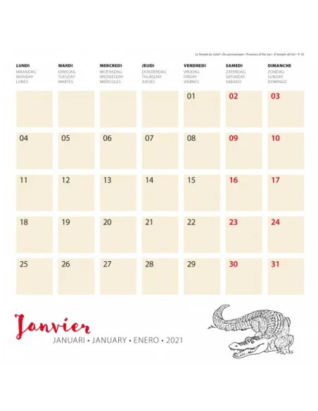 es::Tintín Calendario Save the Planet 2021