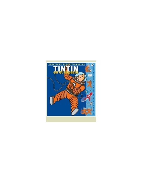 es::TINTIN EN EL ESPACIO- Libro de pegatinas