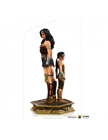 es::Wonder Woman 1984 Estatua 1/10 Deluxe Art Scale Wonder Woman & Young Diana 20 cm