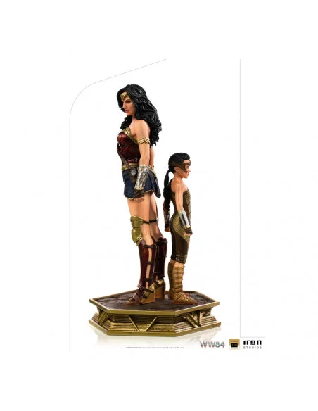 es::Wonder Woman 1984 Estatua 1/10 Deluxe Art Scale Wonder Woman & Young Diana 20 cm