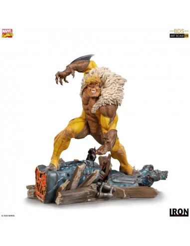 es::Marvel Comics Estatua 1/10 BDS Art Scale Sabretooth 21 cm