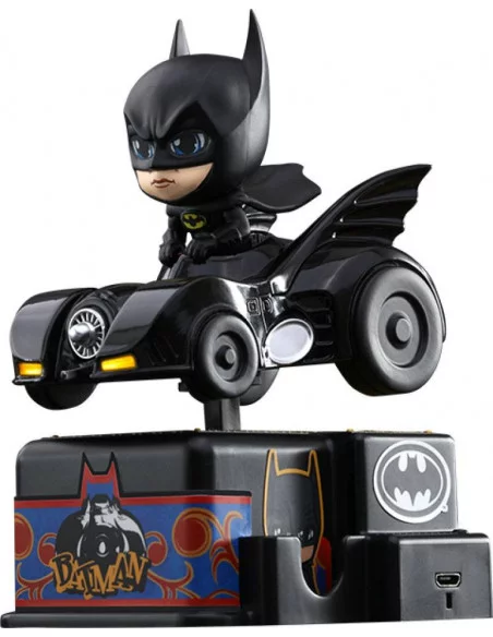 es::Batman 1989 Minifigura con luz y sonido CosRider Batman Hot Toys 13 cm