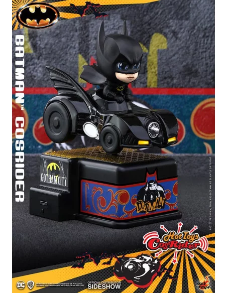 es::Batman 1989 Minifigura con luz y sonido CosRider Batman Hot Toys 13 cm